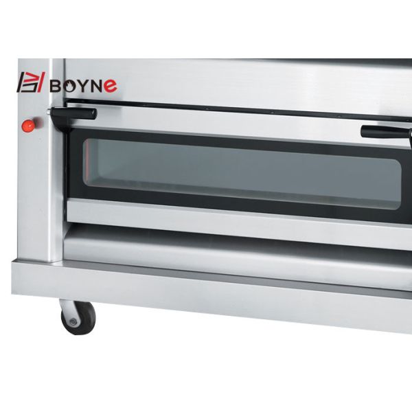 Commercial Microcomputer Type High Temperature 20-400°C One Deck Two Tray Gas Bakery Oven