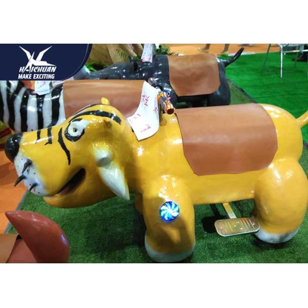 Adult Colorful Motorized Animal Scooters For Movie Center 1 Year Warranty