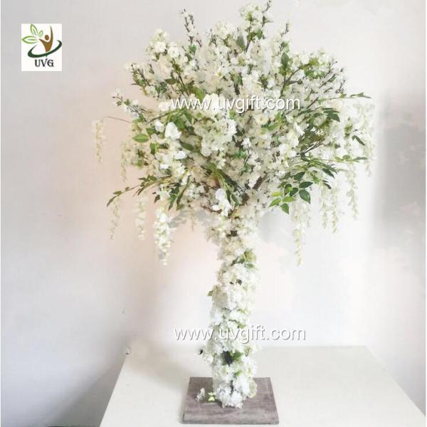 UVG 4ft Tall Wedding Centerpieces for Tables Wisteria and Cherry Blossom Artificial