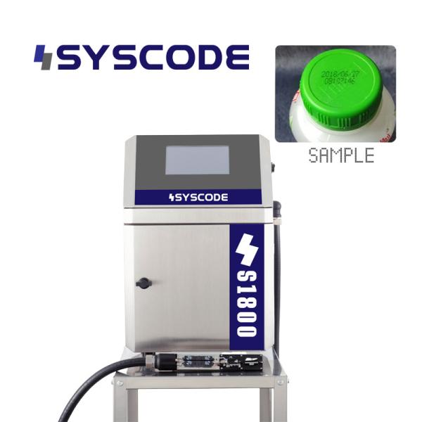 Imprimante à jet d'encre continue industrielle IP54 Système Android Imprimante à jet d'encre CIJ