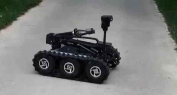 90kg Flexible Remote Bomb Disposal Machine Robot Aircraft Grade Aluminum Alloy