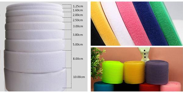 Chinese supply factory price polyester hook and loop  tape