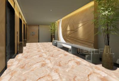 Indoor Pvc 457.2mmx457.2mm Marble Lvt Flooring Size Customized