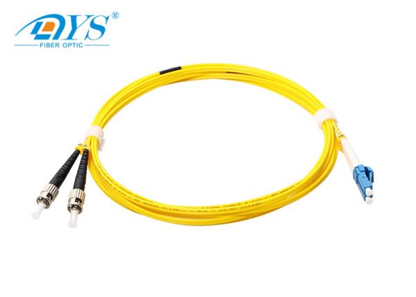 Duplex Multimode OM1 3 Meters ST to LC Fiber Optic Patch Cord