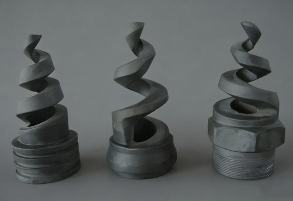 Clog-Free Spiral Nozzle with Extreme Wear Resistance and High Efficiency at Low Pressure for Desulfurization