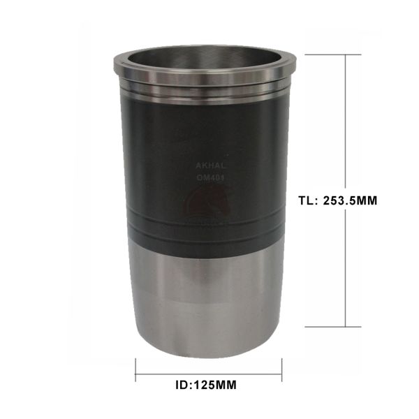Truck Cylinder Liner Om401 Mercedes Benz 125mm Liner Sleeve 003WN14