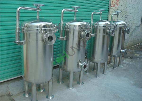 Multi Cartridge Stainless Steel Water Filter Housing SS304 SS316 For Water Treatment