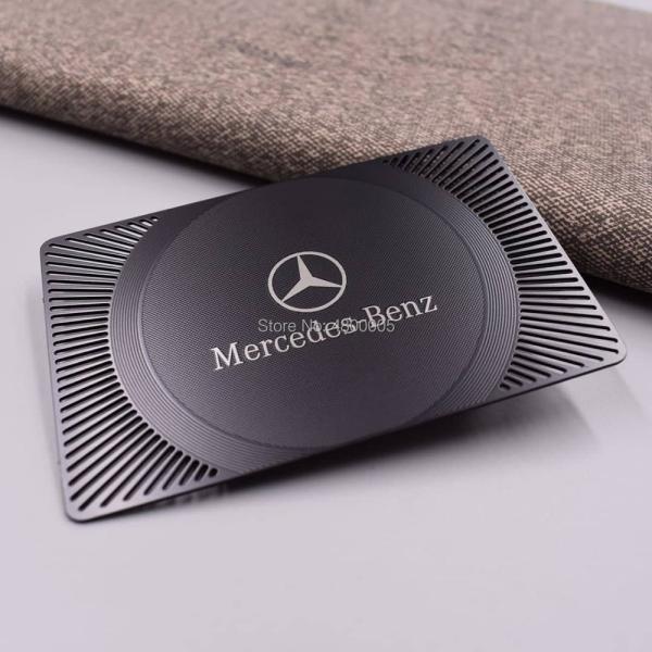 Personalized Stainless Steel Metal Card , Contactless NFC Business Cards for Qr Code Brushed