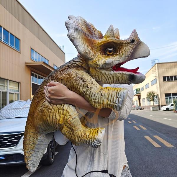 Realistic Animatronic Baby Dinosaur Puppet for Dino Park and Show