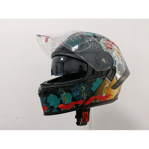 Защитный индивидуальный спортивный шлем полного лица Универсальный шлем безопасности гоночный мотоциклет Шлем с материалом ABS и EPS