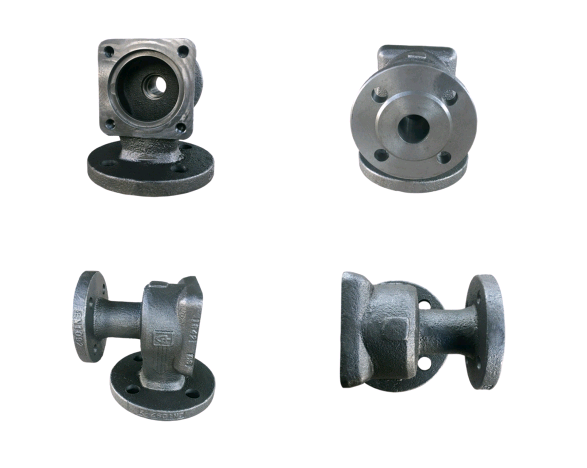 Excellent Elongation Ductile Iron Sand Casting Valve Body Parts Natural Color