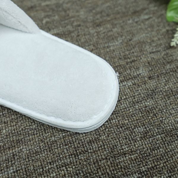 Flat Travel Spa Hotel Terry Massaging Slippers For Adults