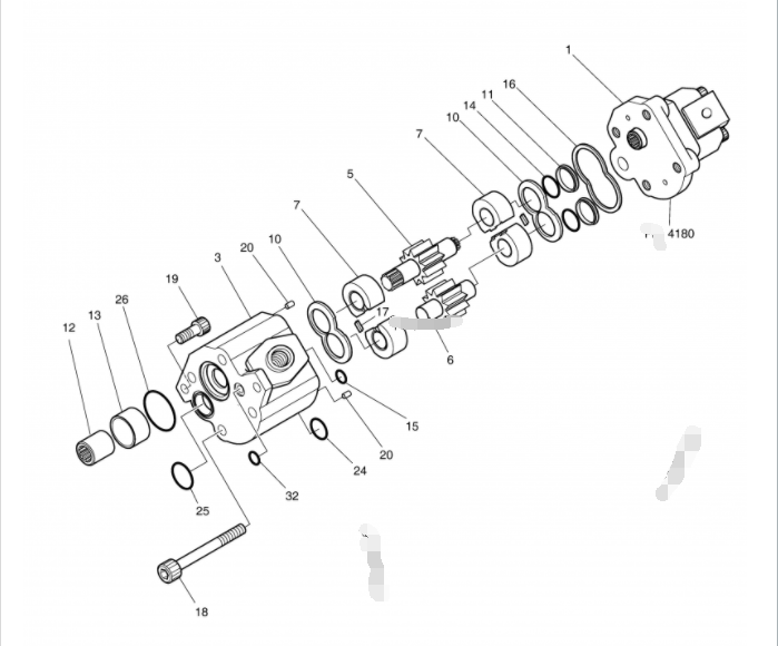 Насос главной передачи K9006296 насоса DX55 экскаватора DX55 пилотный гидравлический