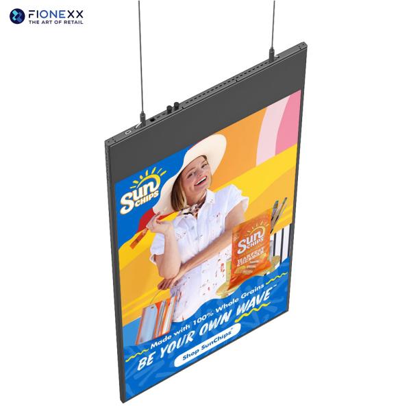 Display LCD colgante de doble cara Display digital vertical 700nits