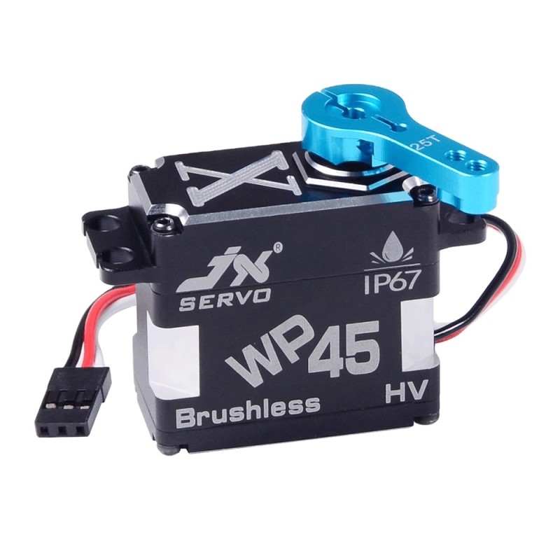 Hot JX WP45 KG 8.4V 0.11sec IP67 Waterproof Steel Gear Aluminum Coreless High Quality Servo RC Truck Helicopter Robot SAVOX