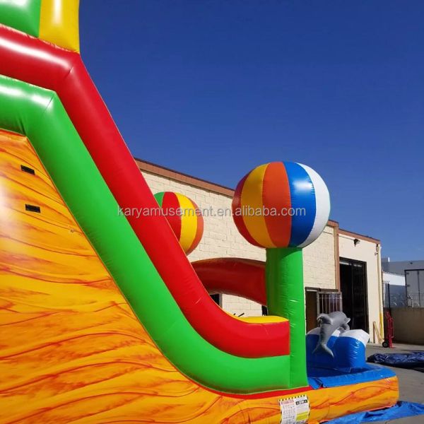 Shipping by Sea Air or Express Enjoy Outdoor Fun with 2024 26ft Commercial PVC Inflatable Rainbow Slide
