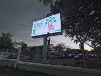 L'affichage 960x960mm visuel extérieur de panneau d'affichage du panneau de publicité de LED P4 LED a mené les écrans extérieurs