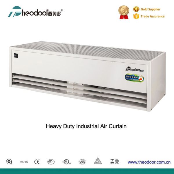 2024 Сверхбольшие ветровые тяжелые промышленные воздушные занавески Входные двери с охлаждением воздуха