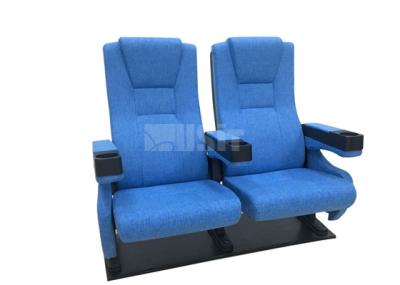 Cold Moulded High Resilient Foam Public Theater Seating Swing Back Function
