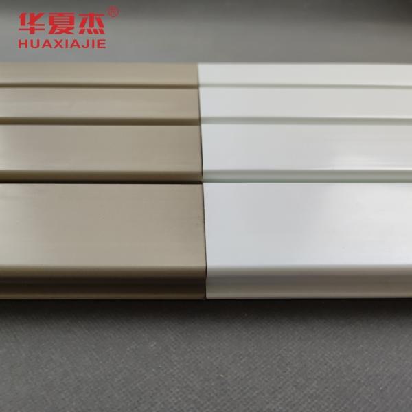 Garage Wall Organization 2.44m Length Durable PVC Slatwall Panels For Waterproof Garage Storage Slats