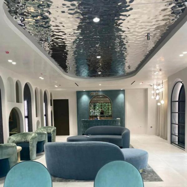 304 Stainless Steel Ceiling Panel Water Ripple Sheet For Ceiling 1220x2440mm