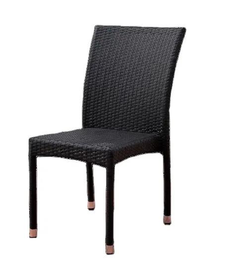 Hotel Resin Pe Garden Chairs rattan wicker Garden Chairs For Outdoor plastic aluminum stackable lawn chair---YS5616
