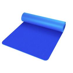 NBR PVC 0.6CM 1CM Yoga Non Slip Large Exercise Mat For Home Workout Gym