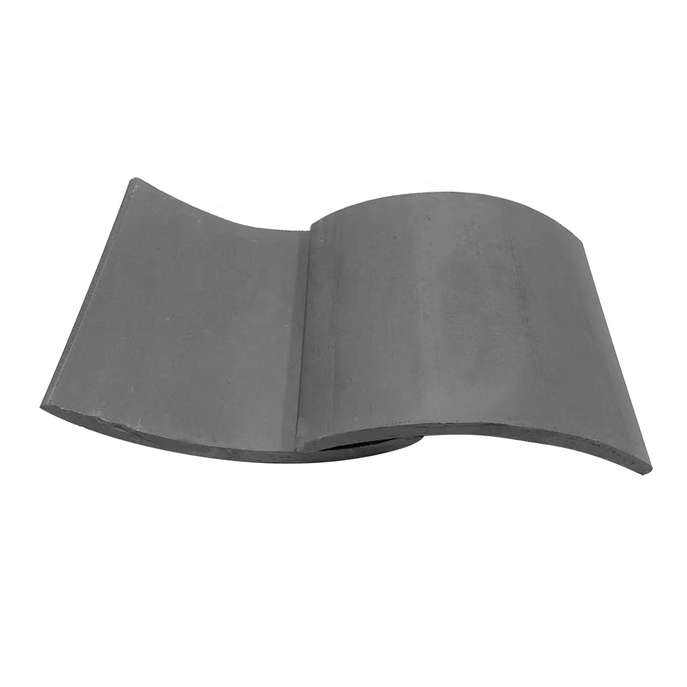 Asian Antique Style Dark Grey Ridge Crown Tiles Decorative Synthetic Roof Ridge Set for Courtyard Gates & Garden Perimeter Walls