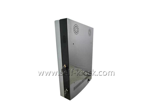 All In One PC Wall Mount Kiosk With NFC Card Reader And Printer