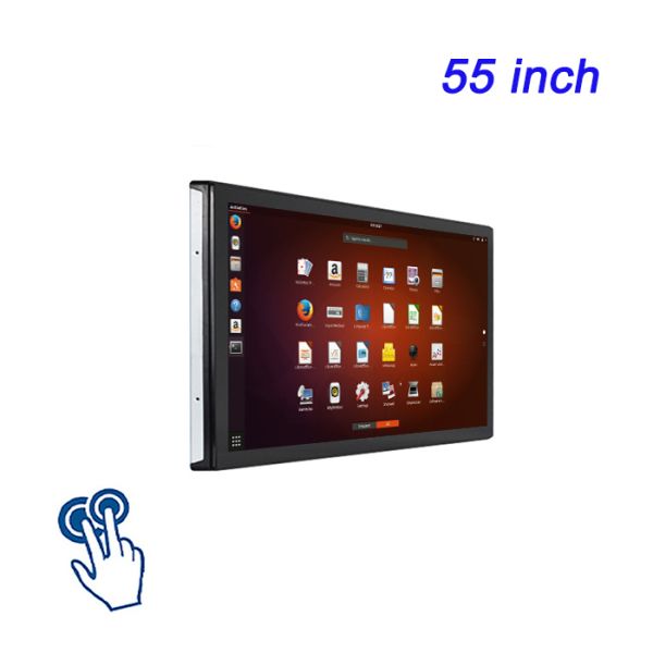 55-inch China-made Self-Service Terminal Vending Linux Embedded Capacitive Touchscreen PC Monitor