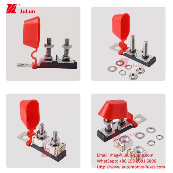 Wholesale Battery Square Ceramic Fuse Holder New Energy Vehicle Fuse Battery Outdoor Power Insulation Seat
