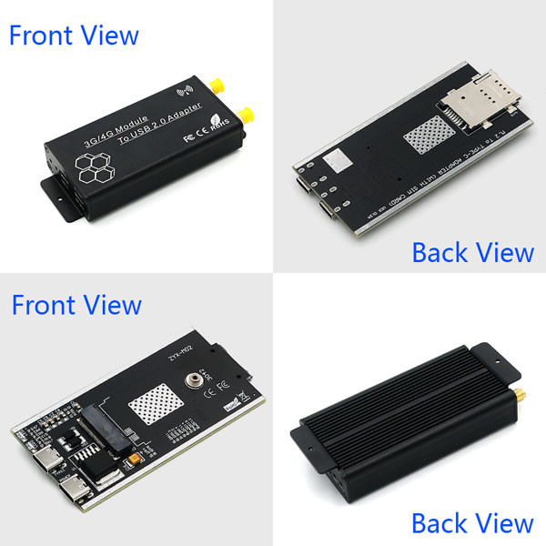 FCC NGFF к переходнику USB с интерфейсом вспомогательной силы слота SIM-карты для модуля WWAN/LTE