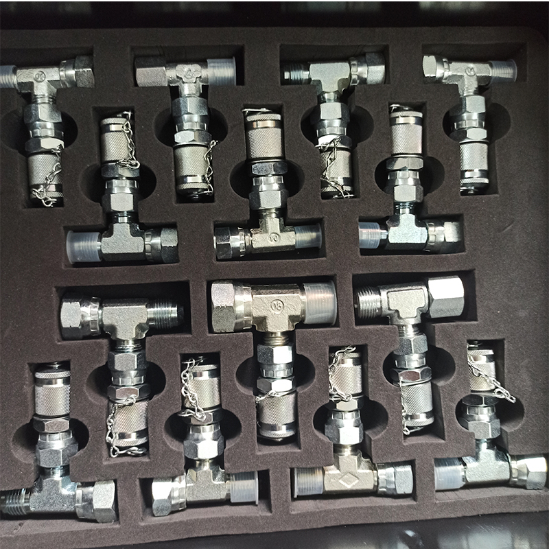 Universal Digital Hydraulic Pressure Gauges Excavator Hydraulic Pressure Test Kit 0-60Mpa Pressure Gauge