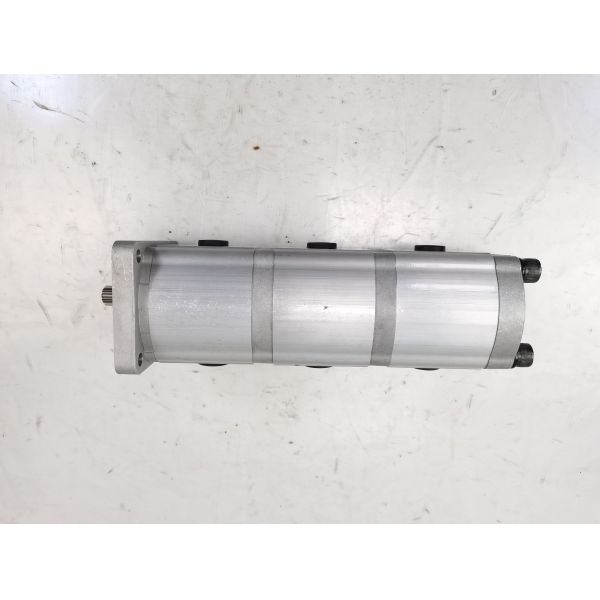 3 Stage Hydraulic Gear Pump 16+16+16-10T-R High Quality  Iron and Aluminum alloy materials  Range for Construction Machinery Factory Supply Hydraulic Spare Parts