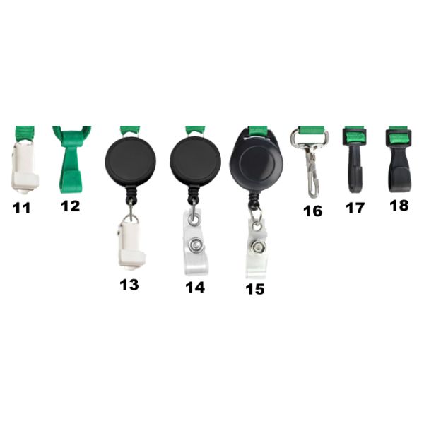 Heatransfer Printed Blank Polyester Sublimation Lanyard Badge Holder Custom Logo