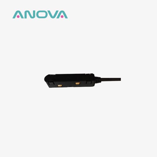 4 fios de cobre Conector de alimentação de luz de pista 80 mm Acessórios de iluminação de pista