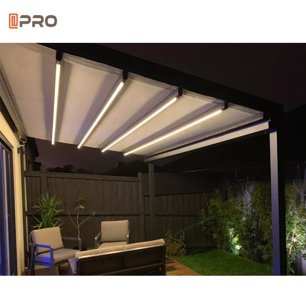 Aluminum Remote Control 6' Modern Retractable Awning Noise Insulation