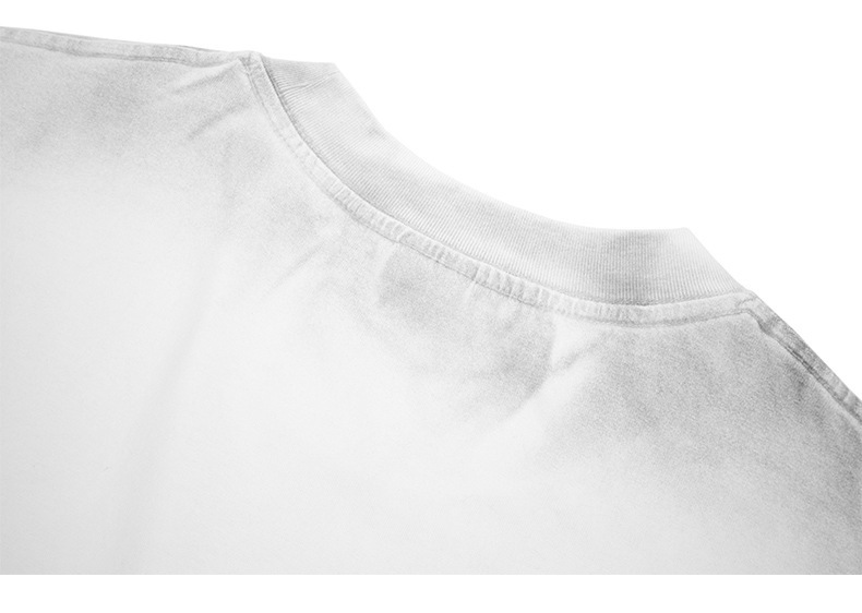 310GSM Basic Crew Neck Tee 100% Cotton Oversized Drop Shoulder T Shirt Heavyweight