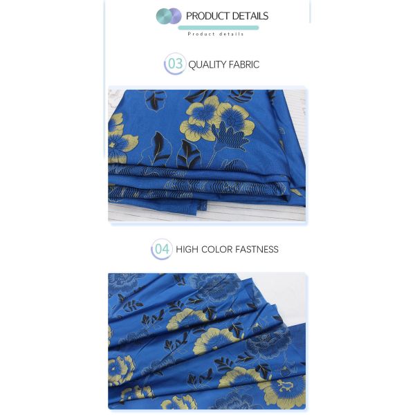 Warp Knitting Printing Polyester Pengji Mattress Cloth Hot Gold Powder