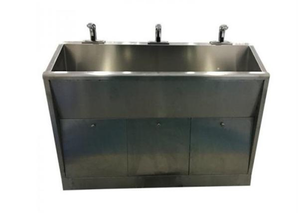Indução infravermelha branca/cinzenta Mãos livres Equipamentos de lavagem de lavatório de sala limpa