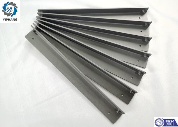 Sand Textured Powder Coating Mild Steel L Brackets Precision Sheet Metal Components ODM