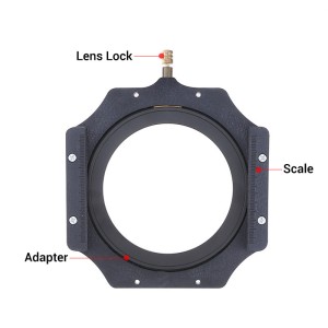 100mm Lens Filter Adapter Aluminum Alloy Camera Filter Holder Waterproof For 100x100mm And 100x150mm Lens Filters