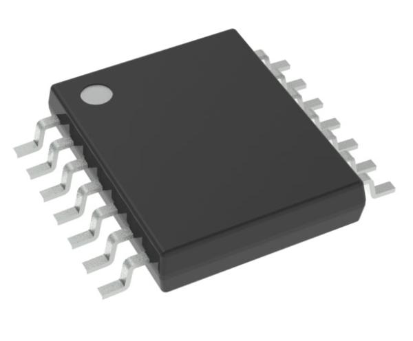 TXB0104PWR Transformador bidireccional de nivel de voltaje de 4 bits con características de detección de dirección automática de 1.2V a 3.6V en puertos A / B 2V a 5.5V en alta velocidad de datos VCCA / B y sin necesidad de secuenciación de suministro de energía