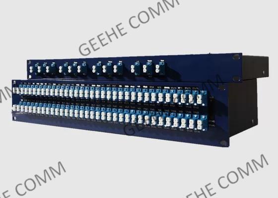 19 Inch 2U Multimode 96 Port LC Duplex Patch Panel