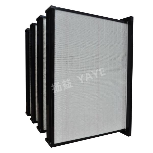 Customized V Bank Filters 200°F HV Fiberglass Air Filter For HVAC Systems