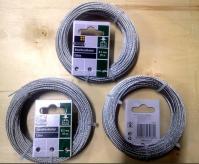 2.0mm X 20m de cable de alambre galvanizado recubierto para la protección segura