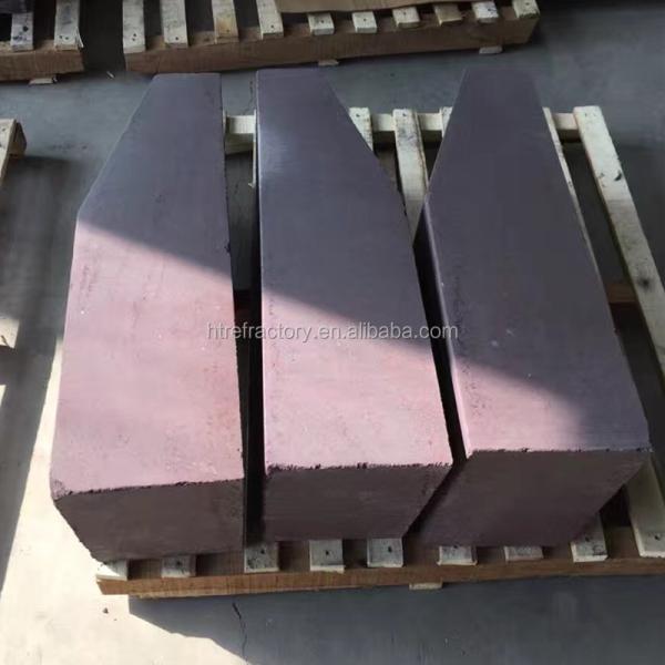 tijolo de corindo de cromo para fornos de vidro/indústria de carbono negro densidade a granel 3,35 g/cm3