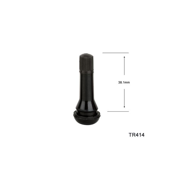 Tubeless Aluminum Tire Valve TR414 EPDM Rubber Passenger Car Application