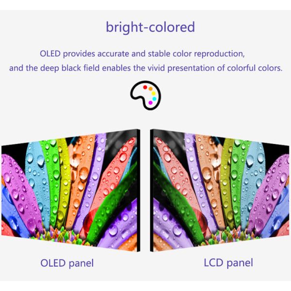 55 Inch 4k Ultra Thin OLED Transparent Screen 400nit For High Definition Digital Display