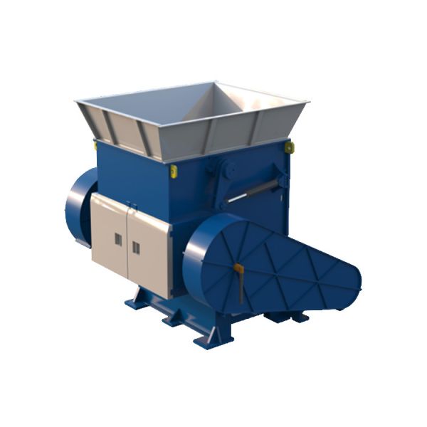 Máquina de trituración de desechos de material de reciclaje de eje único de alta eficiencia para desechos de plástico